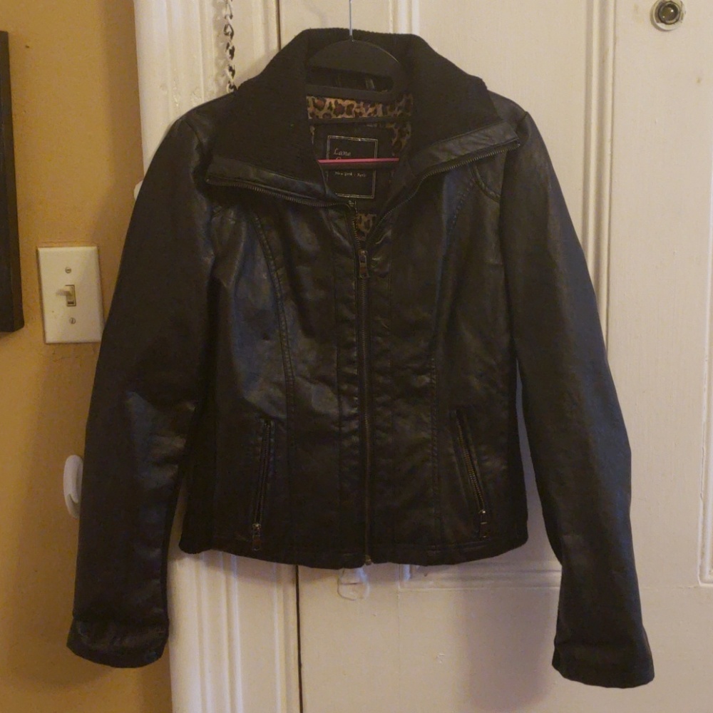 Vegan leather jacket
